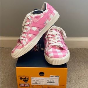 *NWT* Gola for J Crew Sneaker Pink/Ivory Gingham